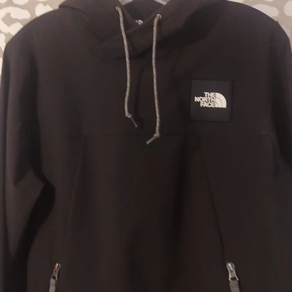 The North Face black pullover  Zip pockets Gorp Core style hoodie Sz S - Picture 11 of 12